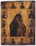 Icon The Virgin Eleusa with Saints in the Margin  - Hermitage